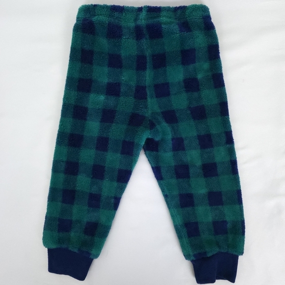 Mickey Mouse Boys Set Plaid 2 piece Plush 2T matching set - Picture 3 of 9